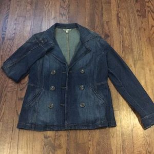 CAbi. Blue jean jacket. Medium. Worn once.